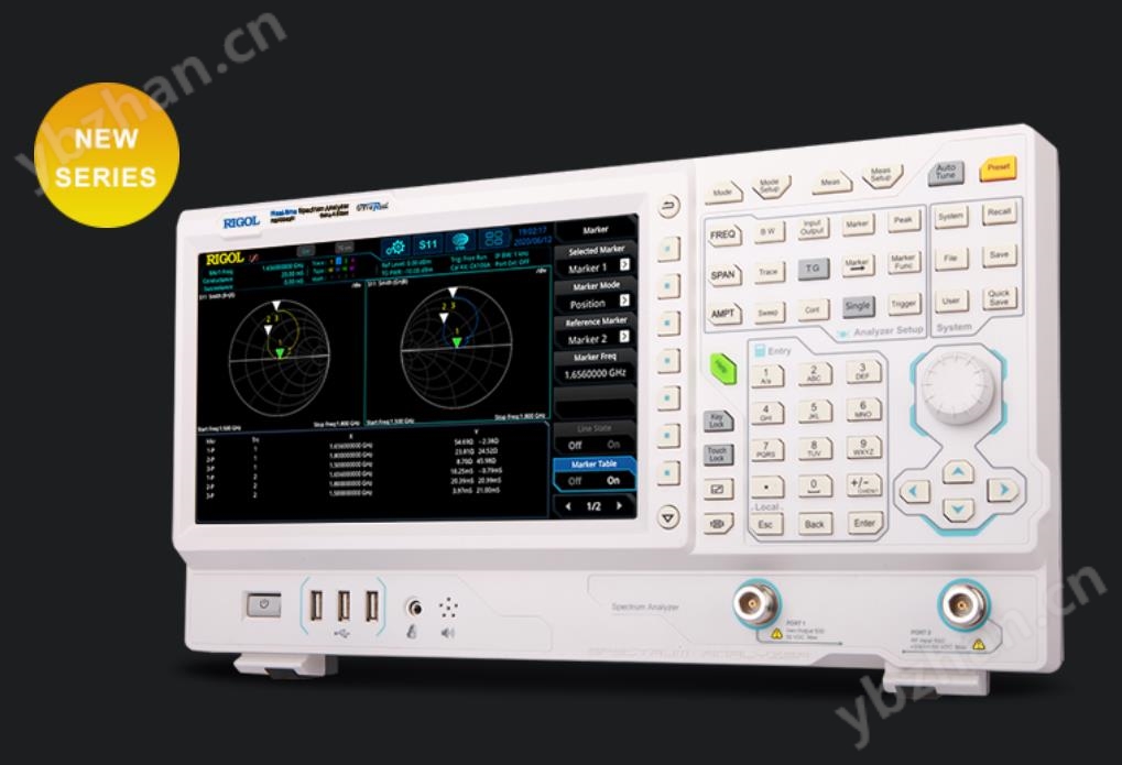 RIGOL普源 RSA3030N 频谱分析仪 带跟踪源 分辨率带宽1Hz~10MHz
