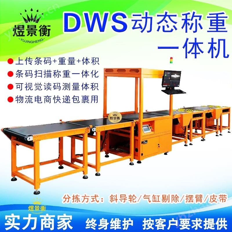 动态DWS自动称重扫码测体一体机快递电商
