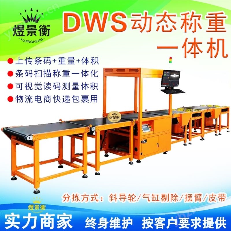 动态DWS自动称重扫码测体一体机快递电商