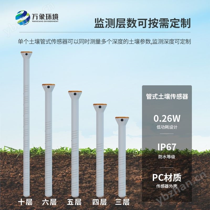 十层管式土壤墒情监测站