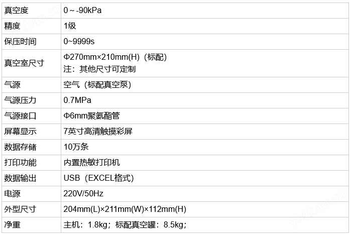 食品包装密封性检测仪