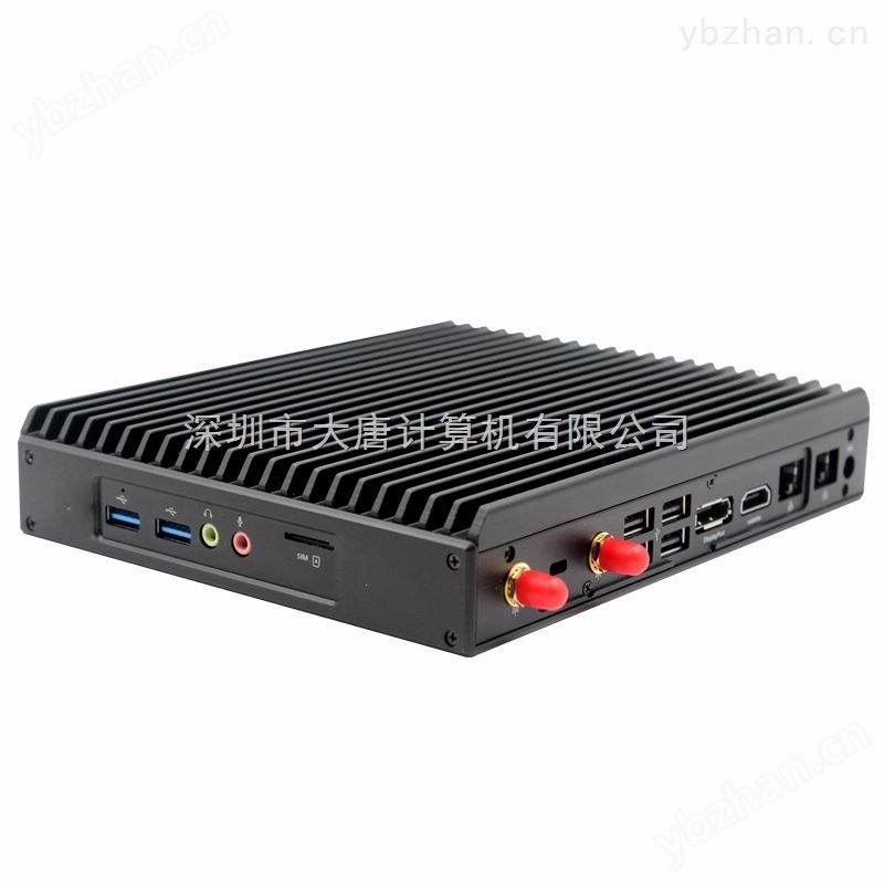 大唐X5L工控主机 双网口无风扇迷你电脑主机i5 7200U工业计算机 便携式工业PC