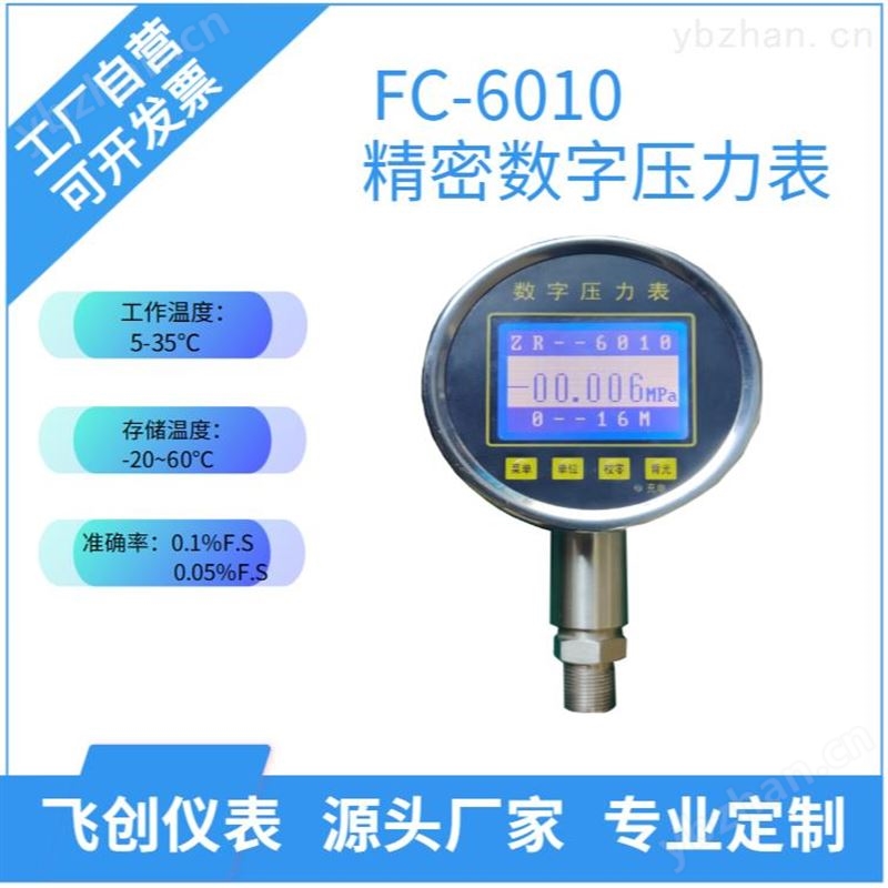 6010精密数字压力表