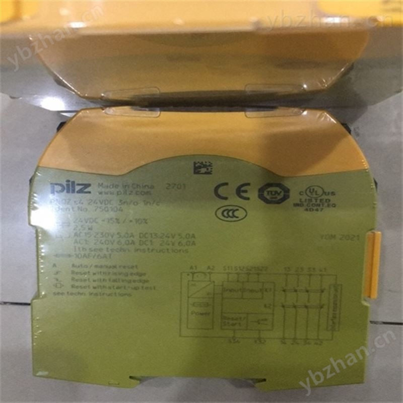 PILZ时间继电器工作原理750103