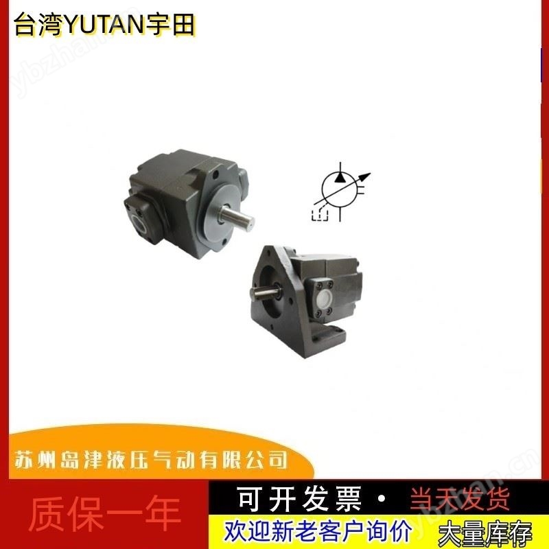 油泵 宇田双联变量叶片泵中国台湾YUTAN宇田