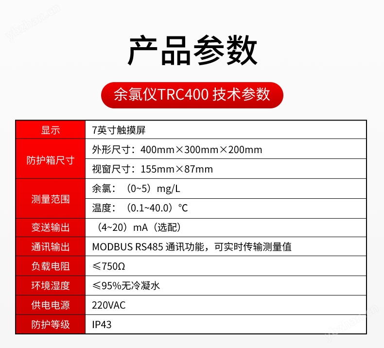 MIK-TRC400余氯分析仪
