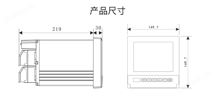 MIK-R4000D 1-16路 无纸电流电压电量功率