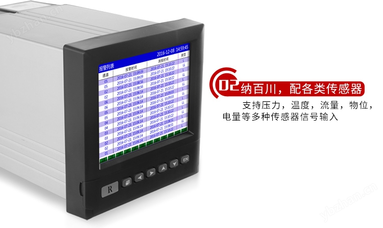 MIK-R4000D 1-16路 无纸电流电压电量功率