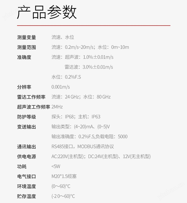 FAC300超声波雷达双波流量计