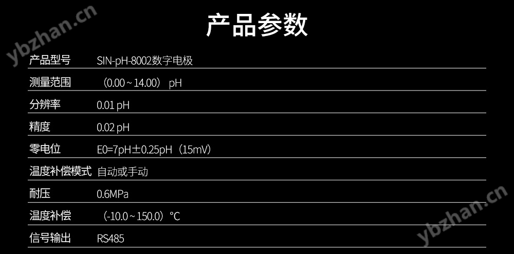 联测SIN-pH-8002数字电极