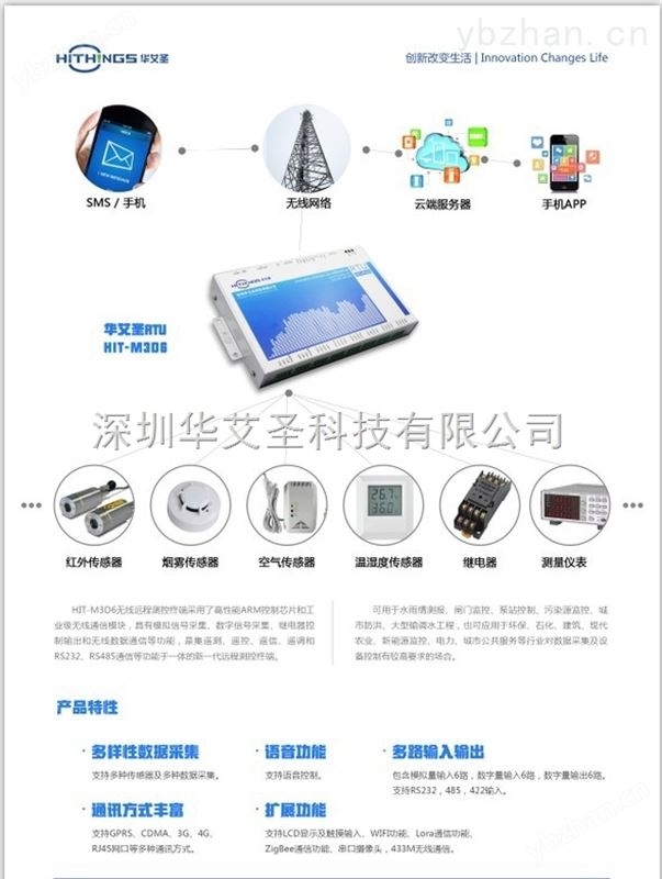 RTU无线远程监控水质监测系统-无线遥控