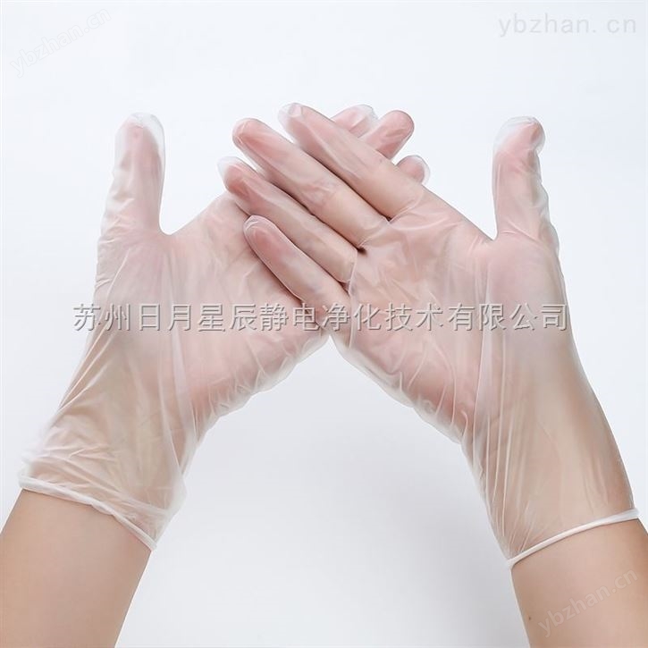 苏州日月星辰一次性pvc手套是一款特意为亚洲人设计的手套-防静电手套/腕带