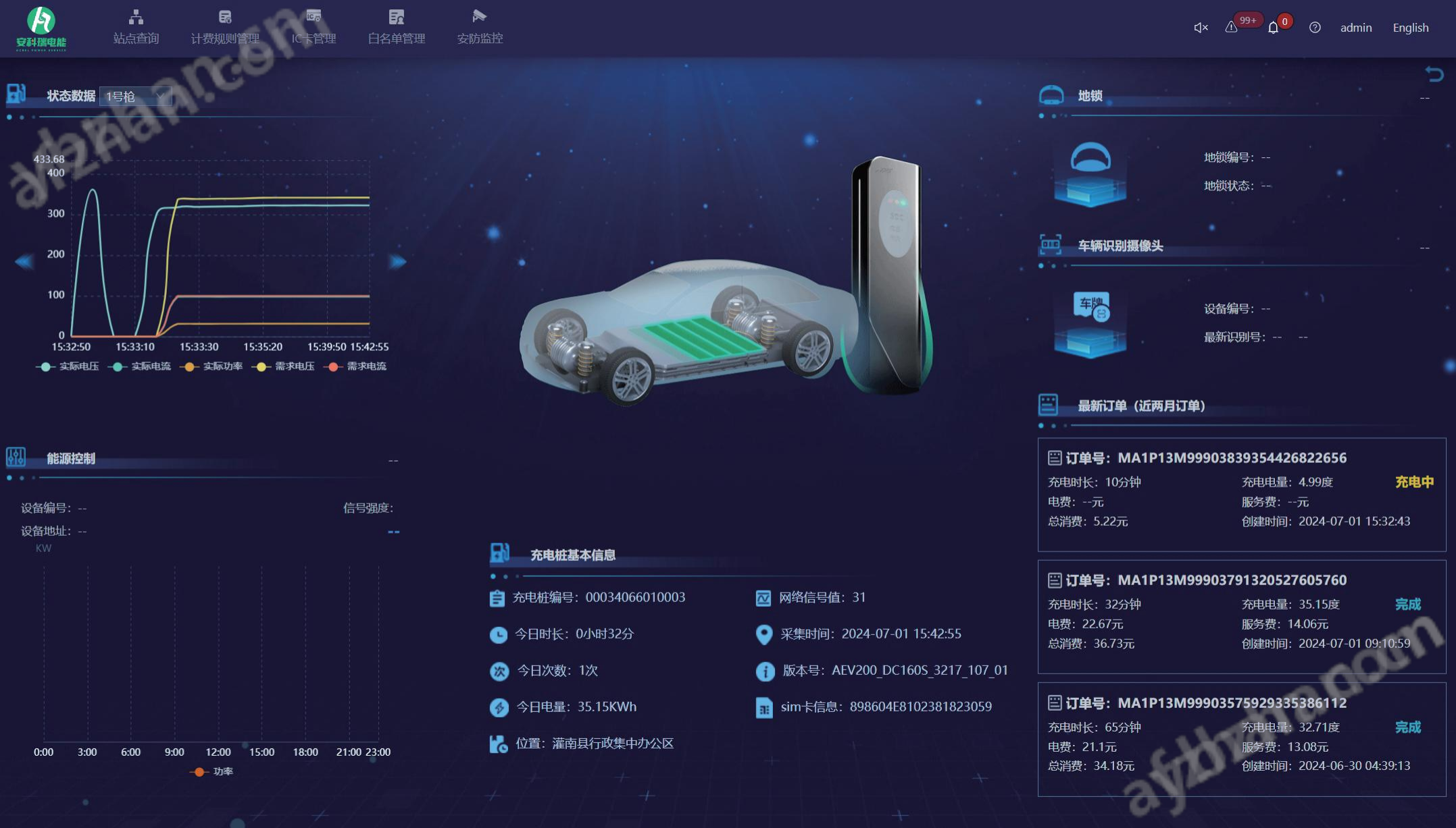 有序充电720KW分体式充直流恒功率快充桩