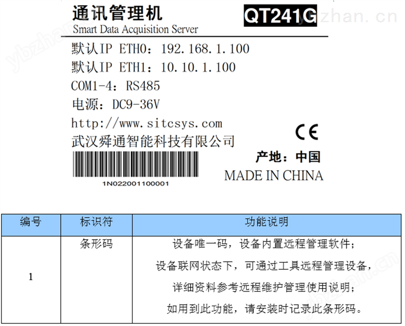 4口通讯管理机 嵌入式电脑