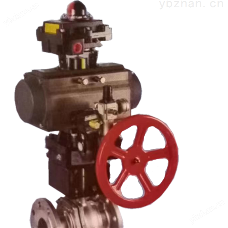 气动衬氟O型球阀