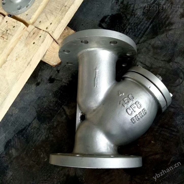 三精法兰式不锈钢Y型过滤器油品 过滤阀