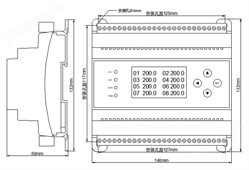 多通道温度采集隔离型