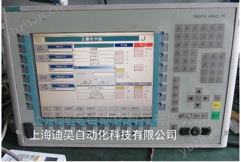 西门子840D进画面重启维修 工业显示器