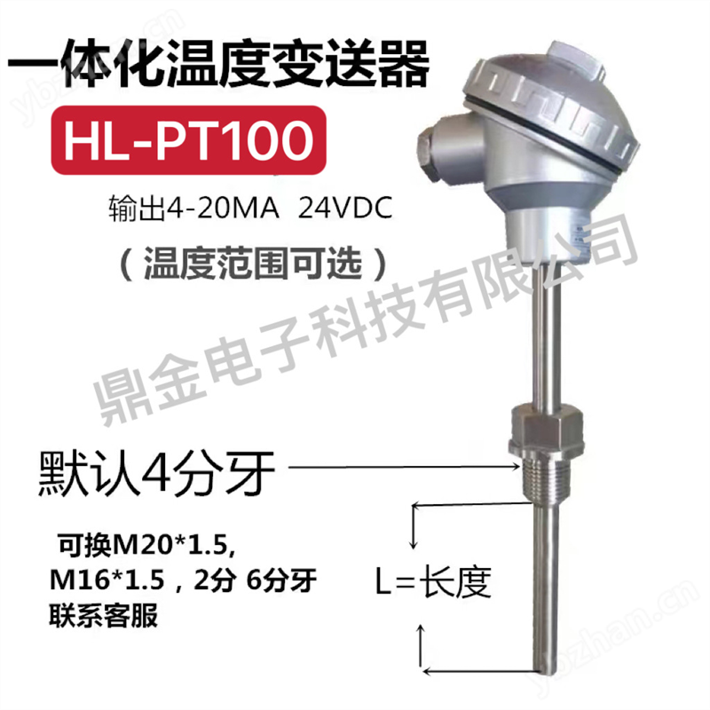 热电阻铠装温度变送器