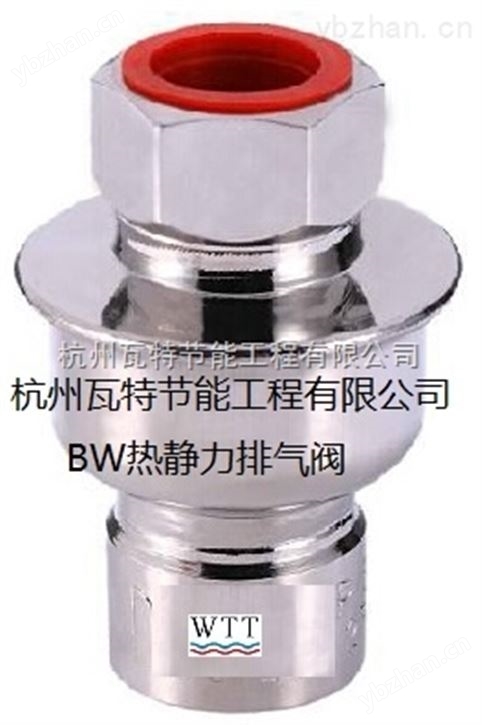 瓦特BW热静力排空气阀-管道阀