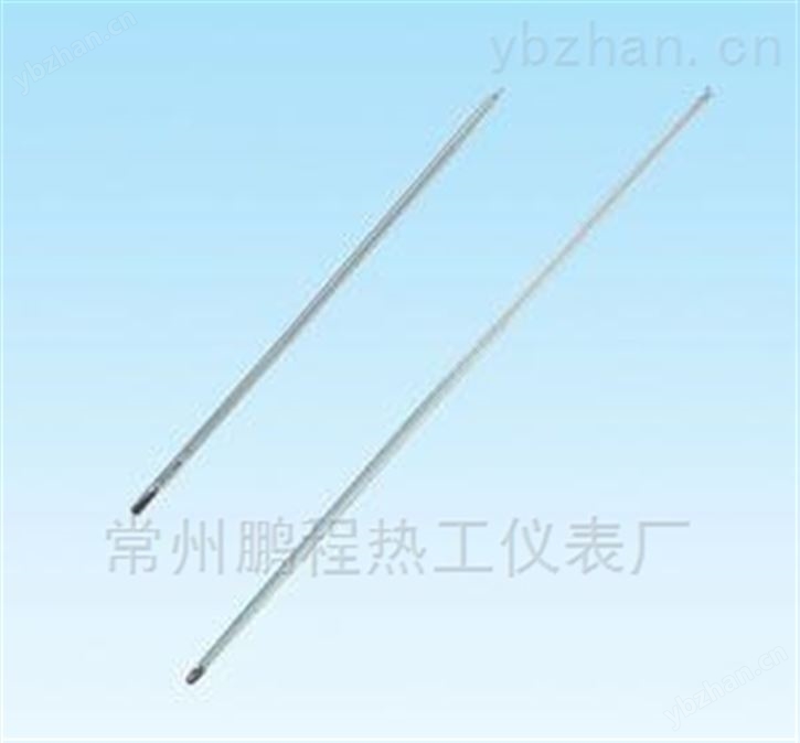 工业用玻璃棒式水银温度计 v型温度计