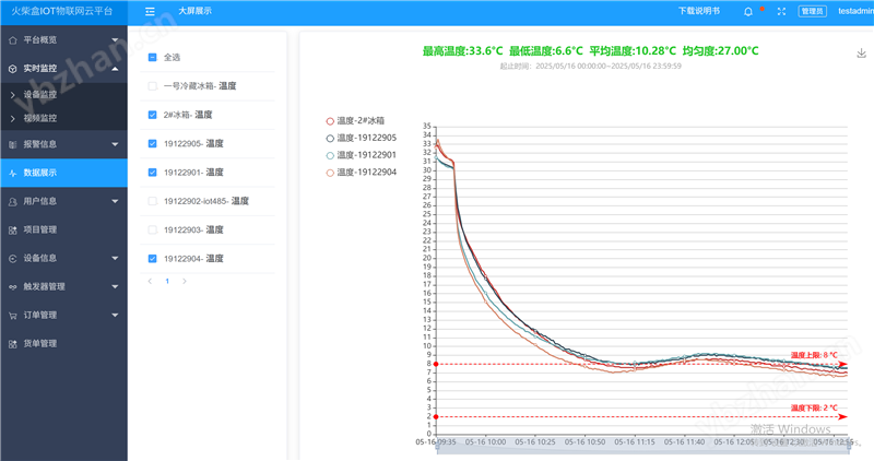 无线蓝牙温湿度监控记录仪器