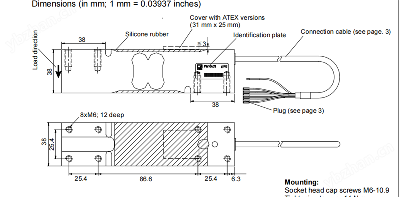 PW10AC3MR单点称重传感器