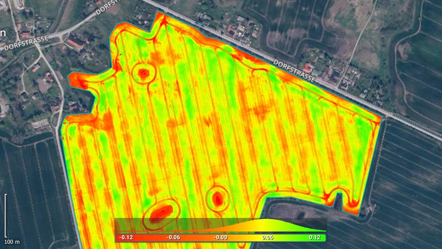 vegetation index map